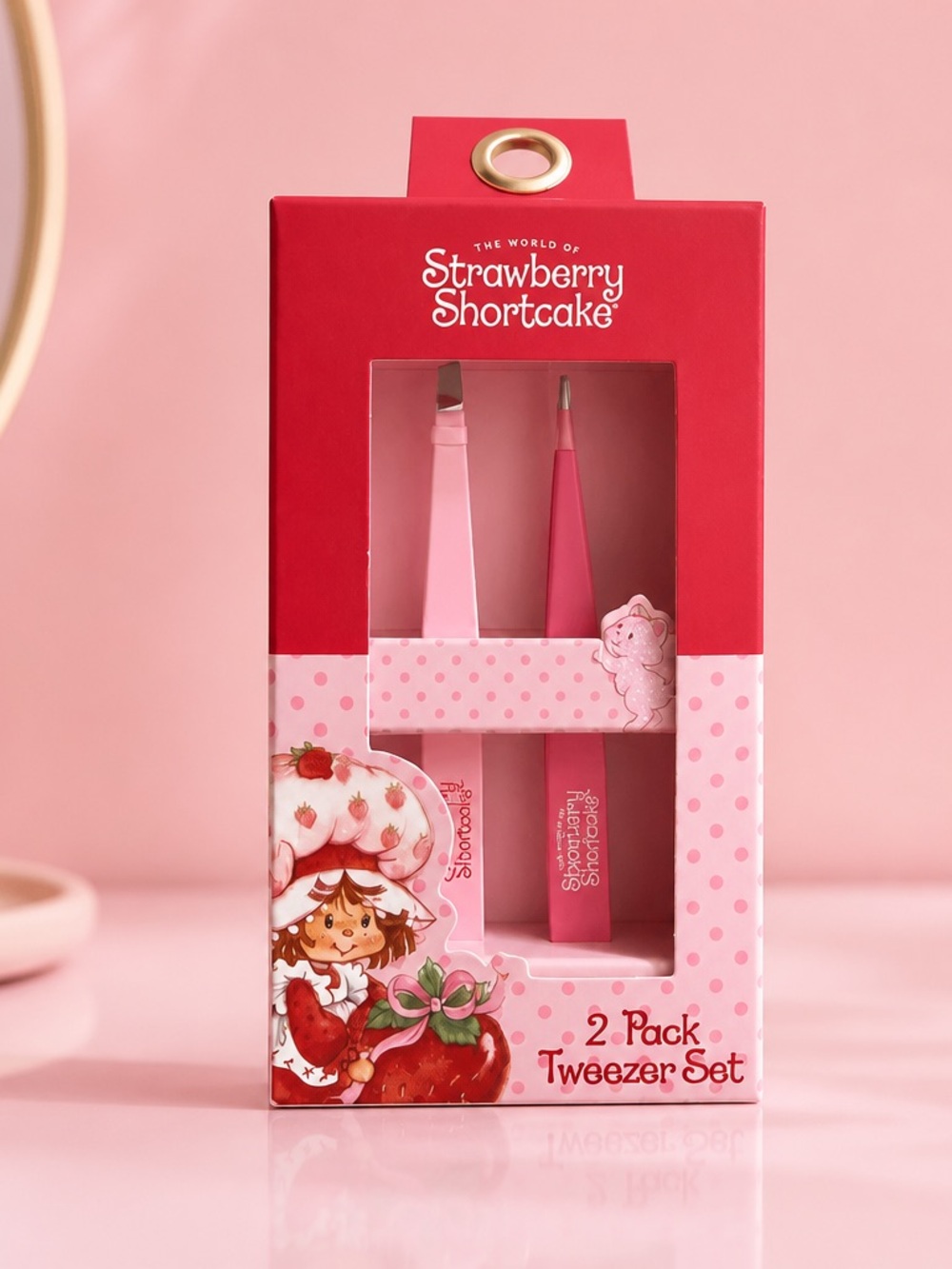 Strawberry Shortcake 2-Piece Tweezer Set Pink Beauty Tools